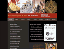 Tablet Screenshot of alafreemasonry.org